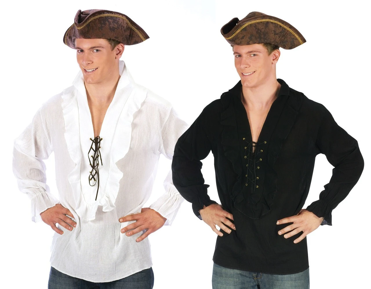 Lace Up Pirate Shirt | Pirates | Costume Pieces 1 Lace Up Pirate Shirt | Pirates | Costume Pieces