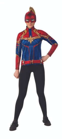 Captain Marvel Costume Top And Headpiece | Marvel | Costume Pieces