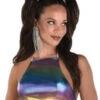 Holographic Rave Crop Top | 1990s | Costume Pieces