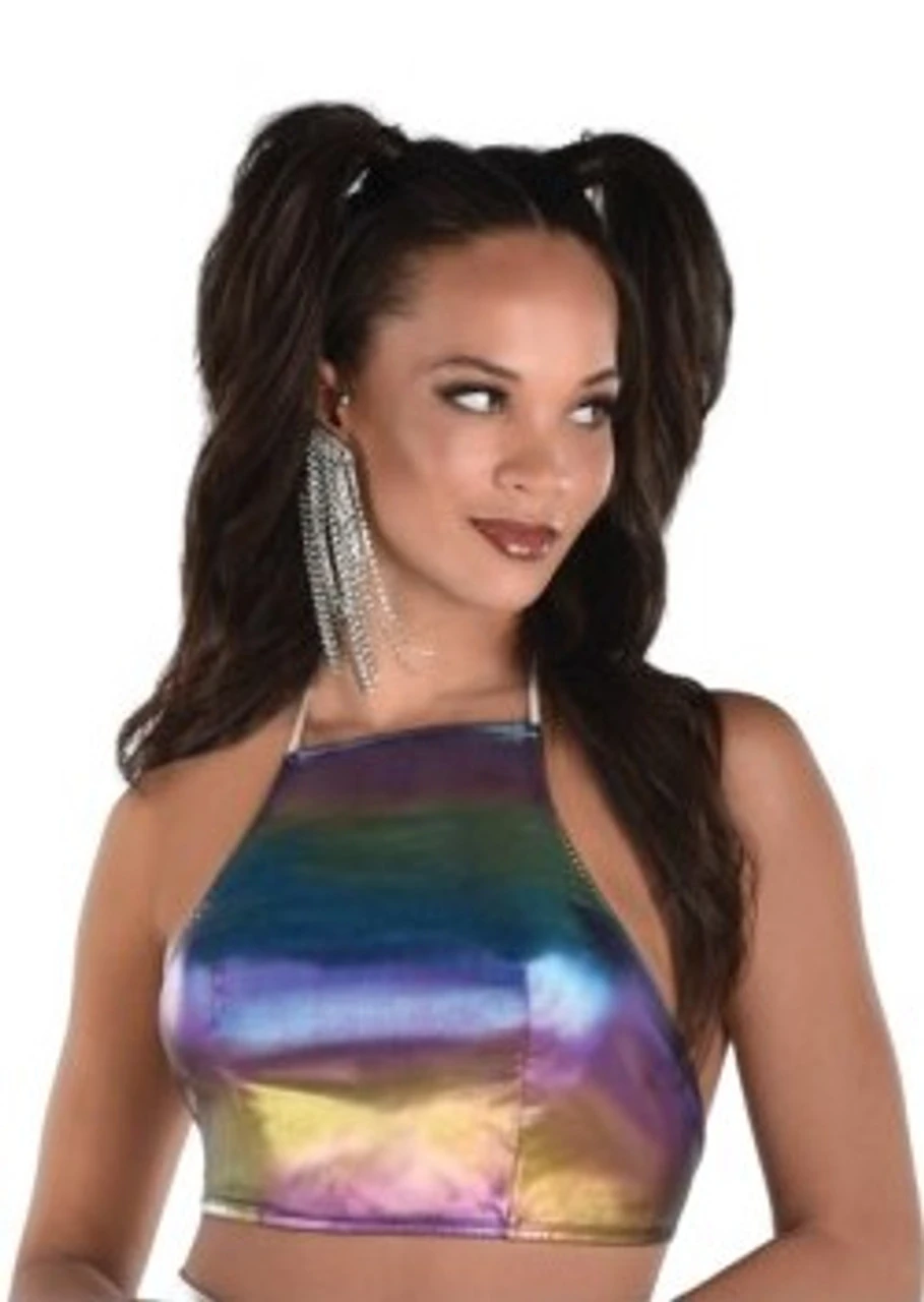 Holographic Rave Crop Top | 1990s | Costume Pieces 1 Holographic Rave Crop Top | 1990s | Costume Pieces