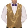 Sequin Vest - Gold | Novelty | Costume Pieces