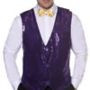 Sequin Vest Plus Size - Purple | Novelty | Costume Pieces