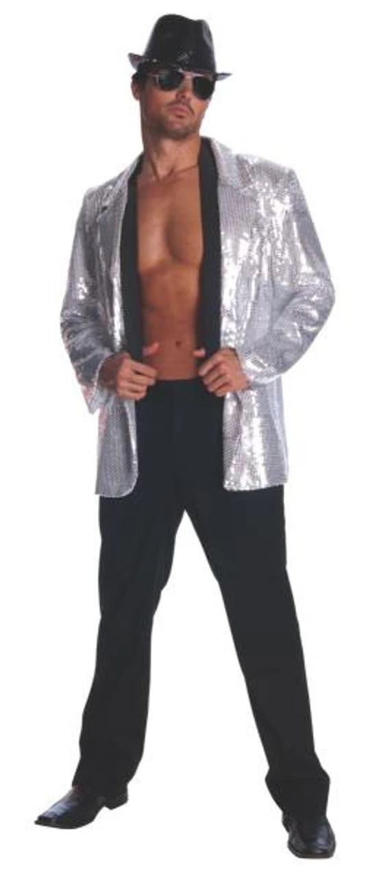 70s Sequin Jacket Silver | 1970s | Costume Pieces | Consignment 1 70s Sequin Jacket Silver | 1970s | Costume Pieces | Consignment