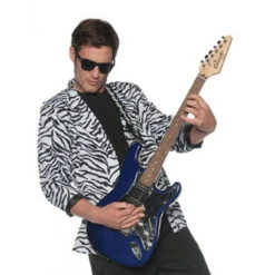 80s White Zebra Print Blazer | 1980s | Costume Pieces