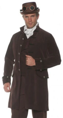 Brown Victorian Steampunk Frock Coat | Steampunk | Costume Pieces