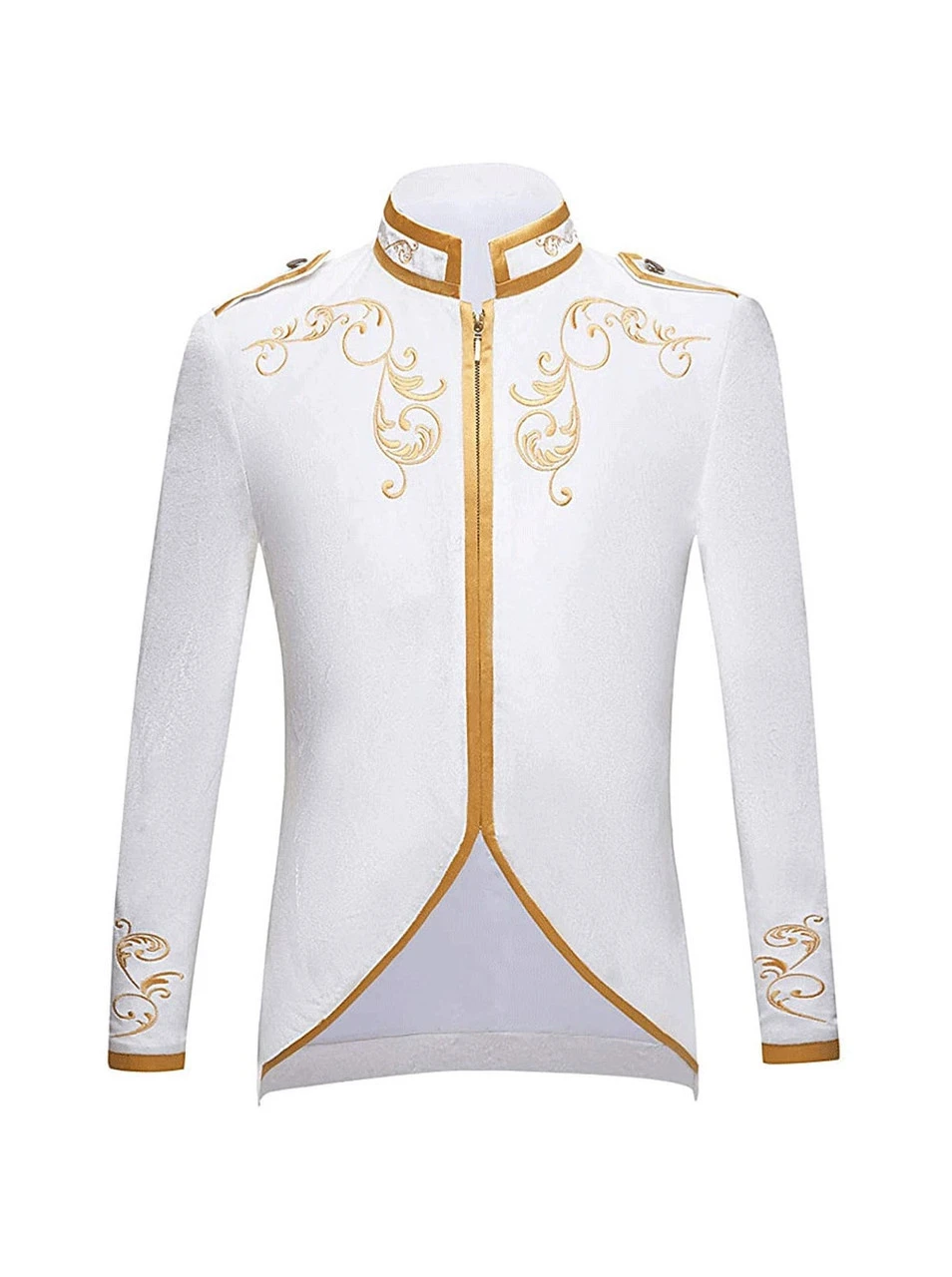 Royal Prince Embroidered White Jacket | Renaissance | Costume Pieces 1 Royal Prince Embroidered White Jacket | Renaissance | Costume Pieces