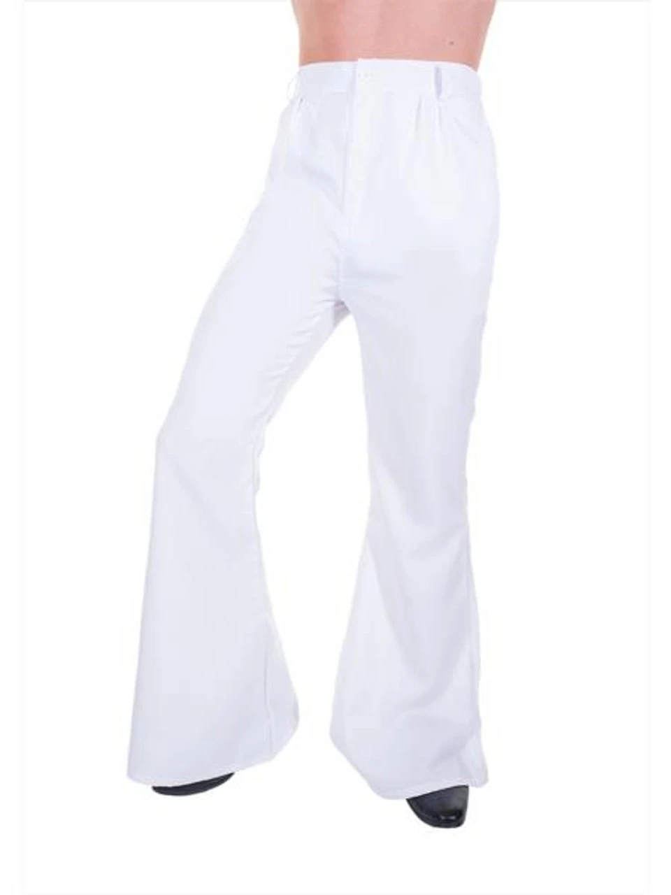 70s Mens White Flare Disco Pants | 1970s | Costume Apparel 1 70s Mens White Flare Disco Pants | 1970s | Costume Apparel