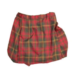 Red Plaid School Girl Skort | Novelty | Costume Pieces