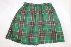Green Plaid School Girl Skort | Novelty | Costume Pieces