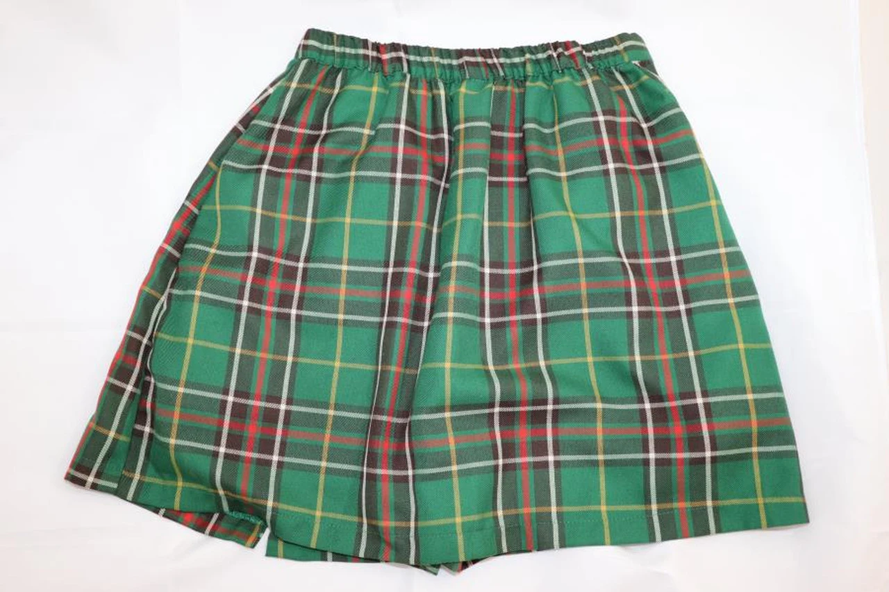 Green Plaid School Girl Skort | Novelty | Costume Pieces 1 Green Plaid School Girl Skort | Novelty | Costume Pieces
