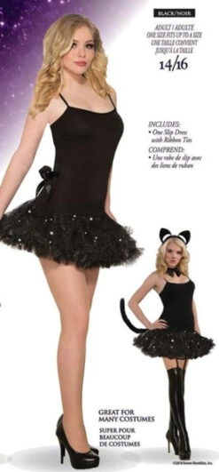 Slip Dress With Attached Crinoline | Costume Pieces | Costume Pieces