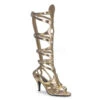 Gold Egyptian Metallic Snakeskin Sandal | Ancient Egypt | Costume Footwear