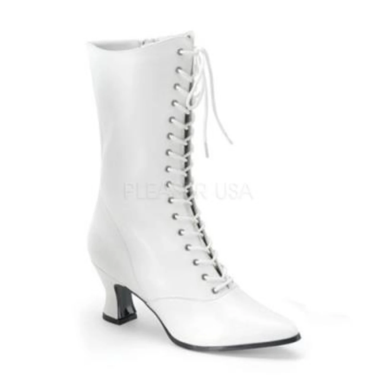 White Wedding Victorian Boots | Victorian | Costume Footwear 1 White Wedding Victorian Boots | Victorian | Costume Footwear