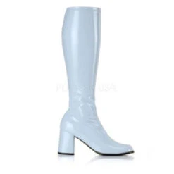 60s Baby Blue GoGo Boots | 1960s | Costume Footwear