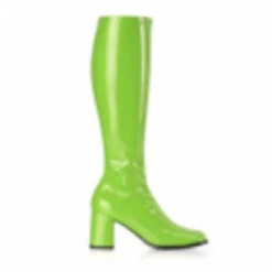 60s Lime Green GoGo Boots | 1960s | Costume Footwear