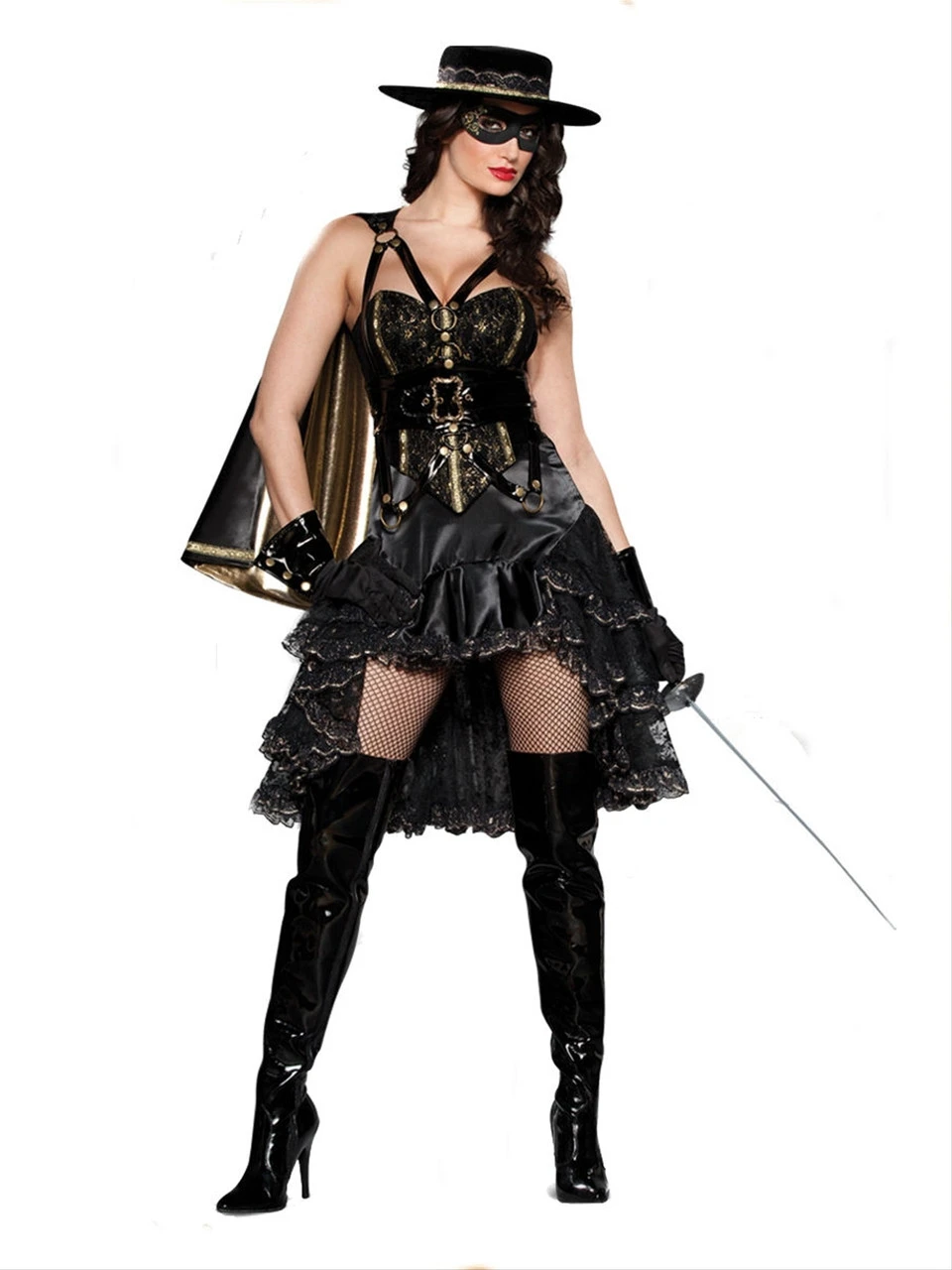 Zorro Beautiful Bandita Costume | Zorro | Womens Costumes 1 Zorro Beautiful Bandita Costume | Zorro | Womens Costumes