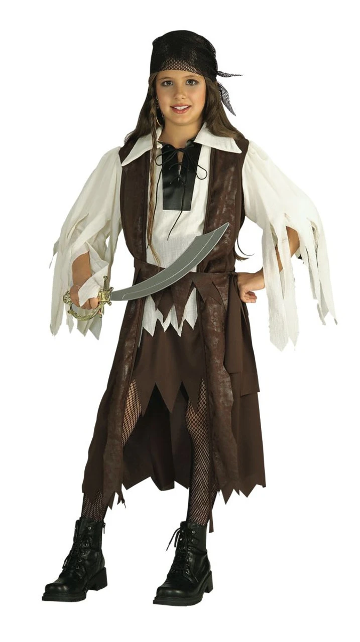 Caribbean Pirate Queen Costume | Pirates | Childrens Costumes 1 Caribbean Pirate Queen Costume | Pirates | Childrens Costumes