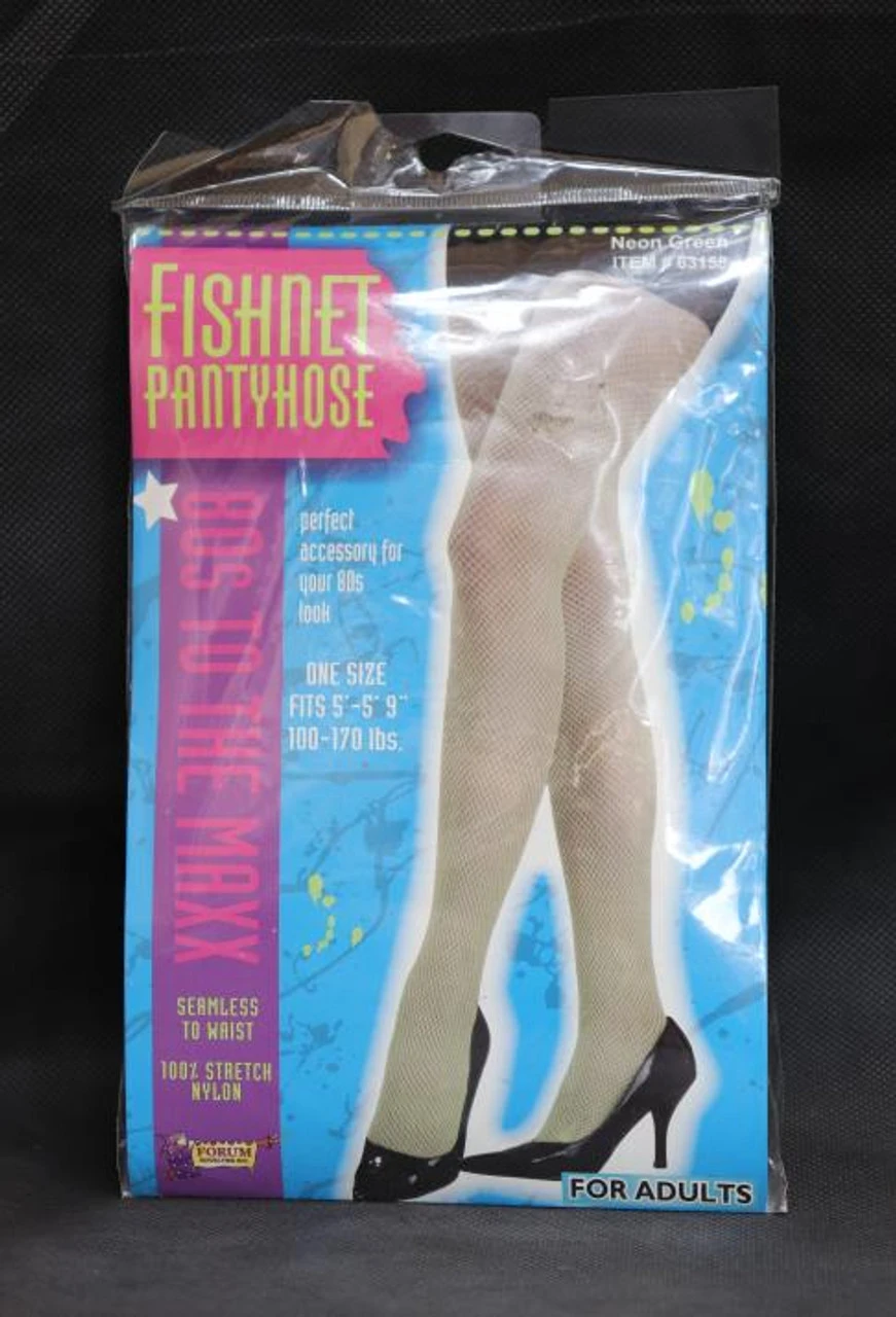 Neon Green Fishnet Tights 1 Neon Green Fishnet Tights