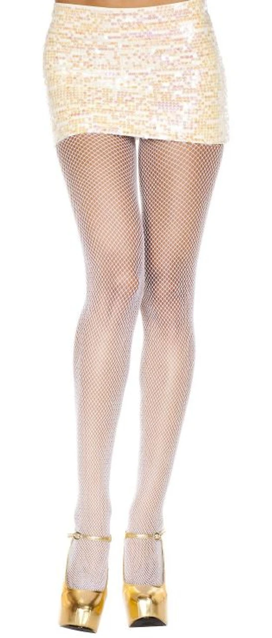 White Nylon Fishnet Pantyhose | Legwear | Legwear And Tights 13 White Nylon Fishnet Pantyhose | Legwear | Legwear And Tights - Image 13