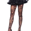 Sugar Skull Net Tights | Day Of The Dead | Hosiery | Legwear And Tights