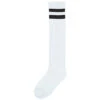 Knee Socks White Striped | 1980s | Legwear And Tights