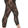 80s Lace Leggings Black | 1980s | Legwear And Tights