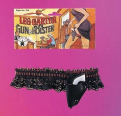 Leg Garter With Gun And Holster | Western | Legwear And Tights