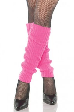 80s Neon Pink Leg Warmers | 1980s | Legwear And Tights