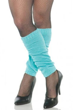 80s Neon Blue Leg Warmers | 1980s | Legwear And Tights