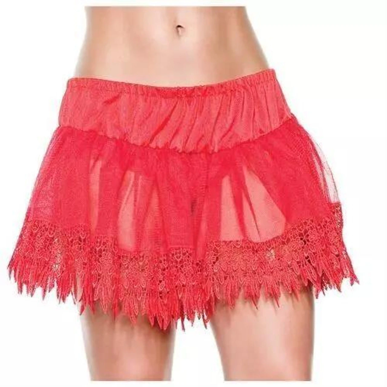 Red Lace Petticoat | Legwear | Legwear And Tights 1 Red Lace Petticoat | Legwear | Legwear And Tights