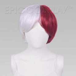 Aether Grey And Red | Heat Styleable Anime Wig | Epic Cosplay Wigs