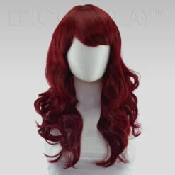 Hestia Burgundy Red | Heat Styleable Anime Wig | Epic Cosplay Wigs