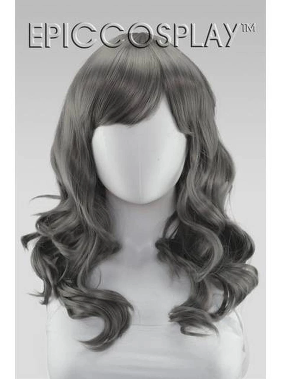 Hestia Gunmetal Grey | Heat Styleable Anime Wig | Epic Cosplay Wigs 1 Hestia Gunmetal Grey | Heat Styleable Anime Wig | Epic Cosplay Wigs