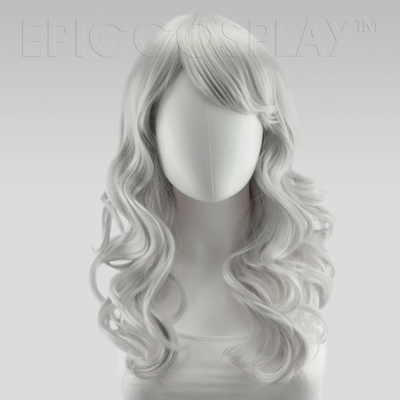 Hestia Silvery Grey | Heat Styleable Anime Wig | Epic Cosplay Wigs 1 Hestia Silvery Grey | Heat Styleable Anime Wig | Epic Cosplay Wigs