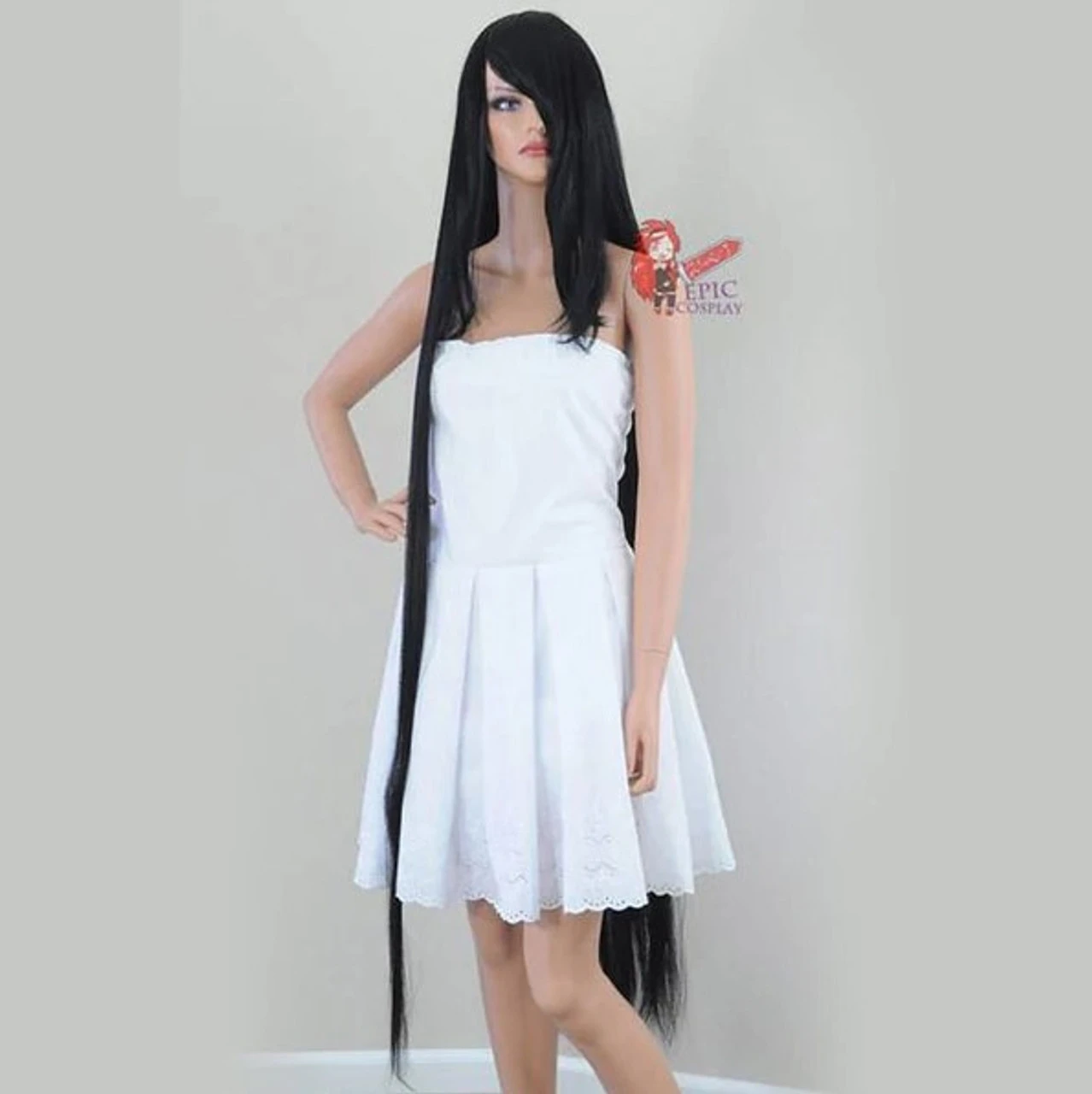 Demeter Classic Black | Heat Styleable Anime Wig | Epic Cosplay Wigs 1 Demeter Classic Black | Heat Styleable Anime Wig | Epic Cosplay Wigs