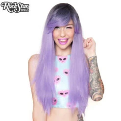 Dark Root Bella Lavender | Heat Styleable Anime Wig | Rockstar Wigs