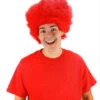 Red Fuzzy Wig | Circus | Wigs And Hair Pieces