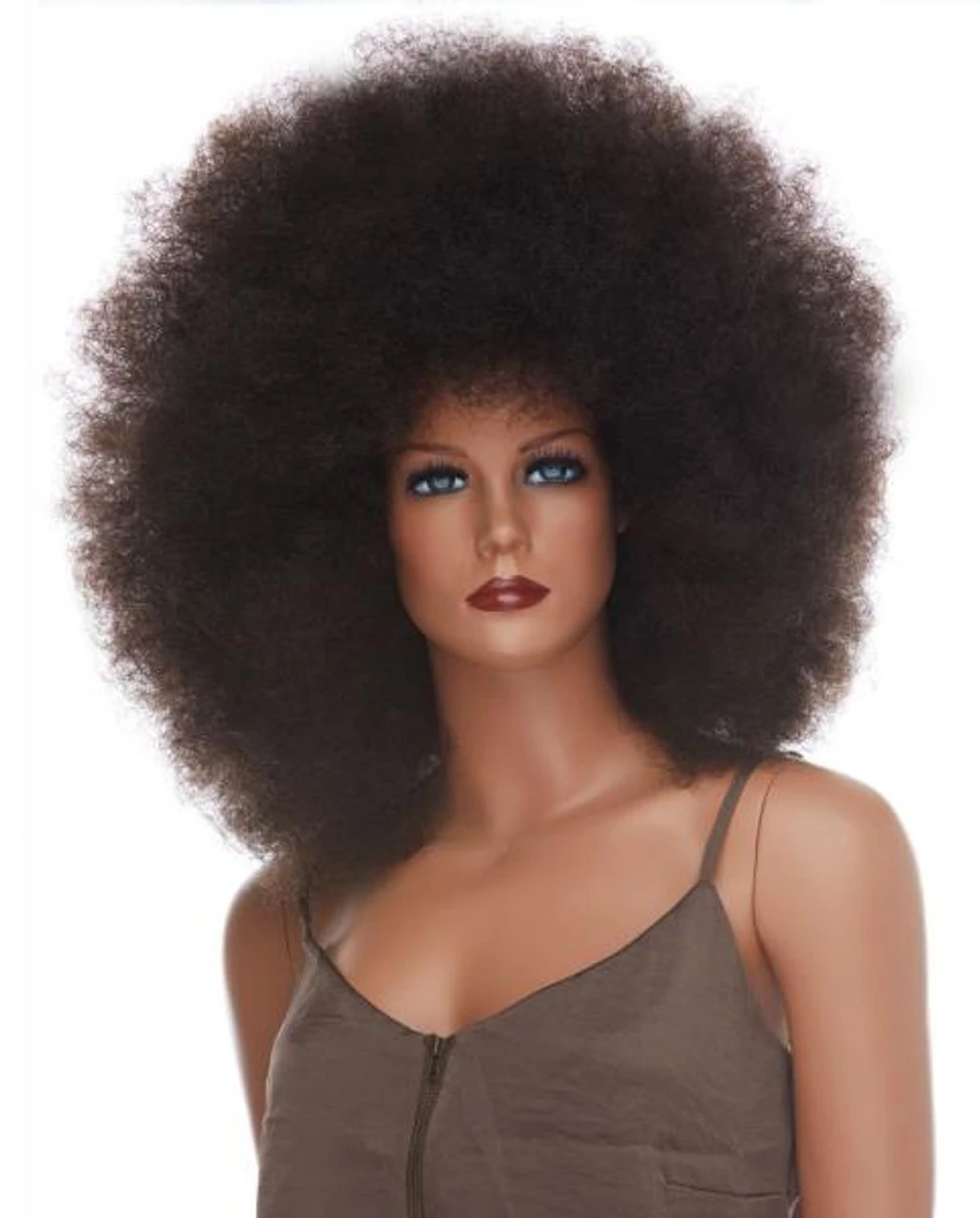 Large Afro Wig Medium Brown | 70s Disco | Decade Wigs | Wigs 1 Large Afro Wig Medium Brown | 70s Disco | Decade Wigs | Wigs