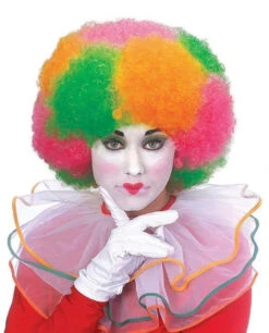 Neon Multi-Color Clown Wig | Circus | Wigs And Hair Pieces
