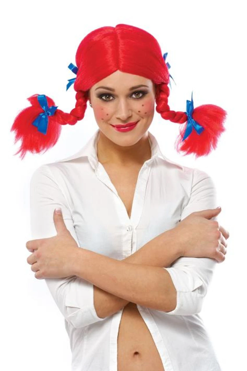Spunky Red Pigtail Wig | Wendys | Wigs And Hair Pieces 1 Spunky Red Pigtail Wig | Wendys | Wigs And Hair Pieces