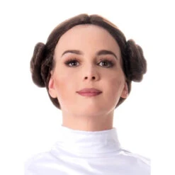 Princess Leia Space Buns Wig - Adult | Star Wars | Wigs And Hair Pieces