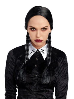 Double Braid Wednesday Wig | The Addams Family | Wigs And Hair Pieces