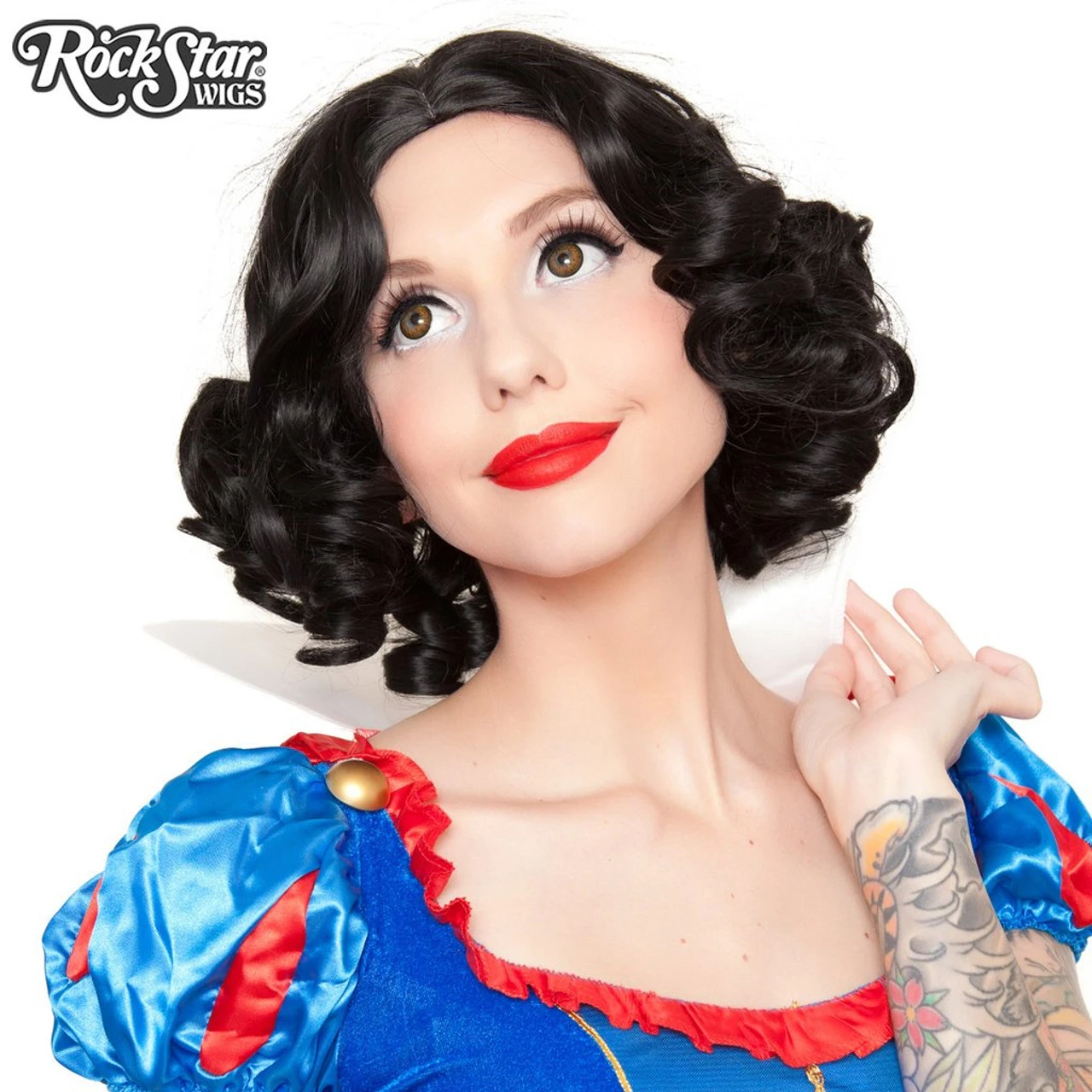 Snow White Inspired Character Cosplay Rockstar Wig | Snow White | Wigs And Hair Pieces 2 Snow White Inspired Character Cosplay Rockstar Wig | Snow White | Wigs And Hair Pieces - Image 2