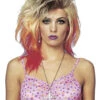 80s Glam Rock Multi Coloured Wig | 1980s | Decade Wigs