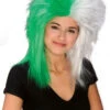 Green And White Sports Fanatix Wig | Novelty | Wigs And Hair Pieces