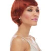 Brassy Auburn Short Bob Wig | 20s Flapper | Glamorous Wigs | Wigs