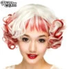 Curly Bob Red And White | Heat Styleable Anime Wig | Rockstar Wigs