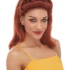 40s Auburn Pin Up Girl Victory Rolls Wig | 1940s | Decade Wigs | Wigs