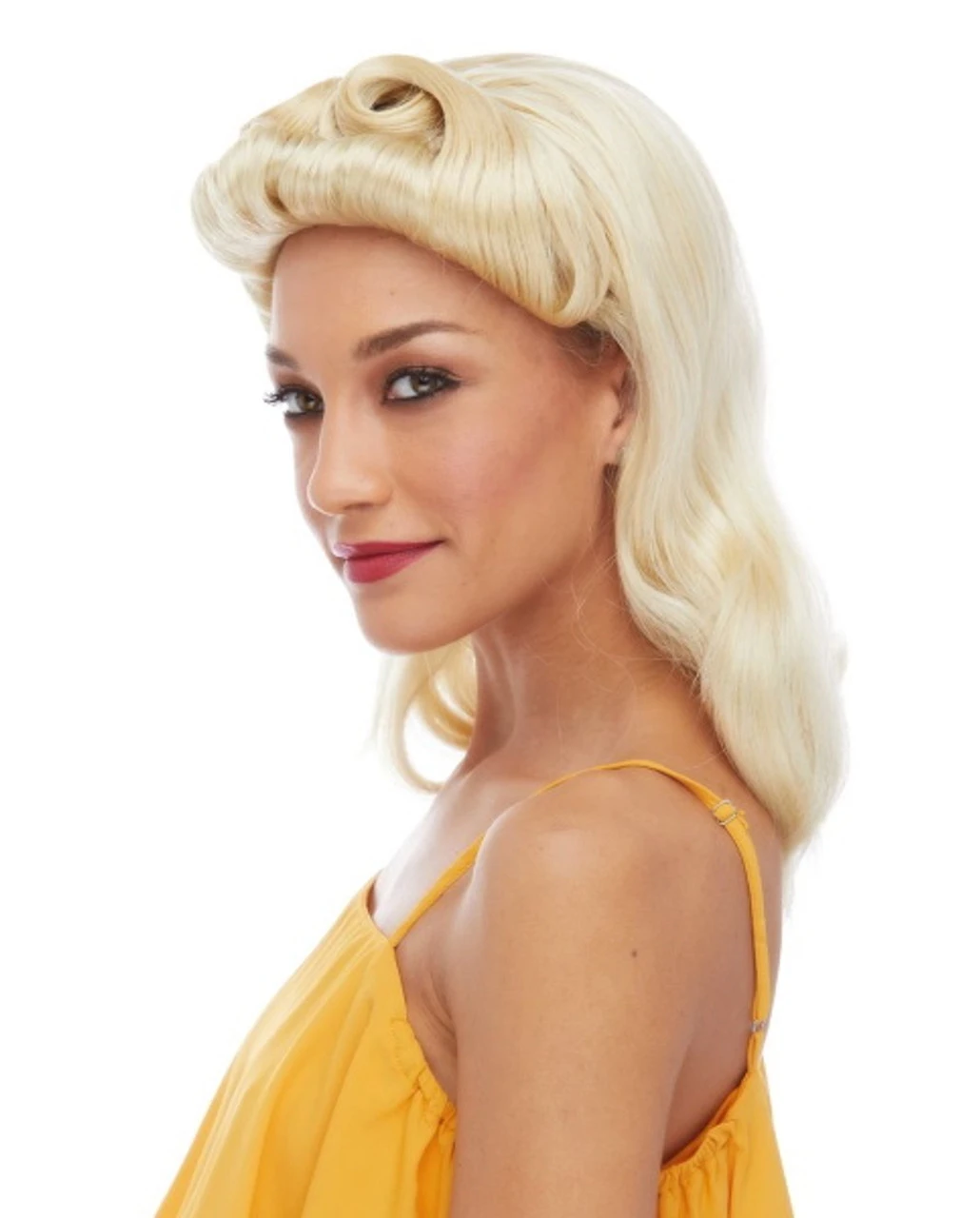 40s Blonde Pin Up Girl Victory Rolls Wig | 1940s | Decade Wigs | Wigs 1 40s Blonde Pin Up Girl Victory Rolls Wig | 1940s | Decade Wigs | Wigs