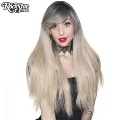Dark Root Bella Blonde Mix | Heat Styleable Anime Wig | Rockstar Wigs